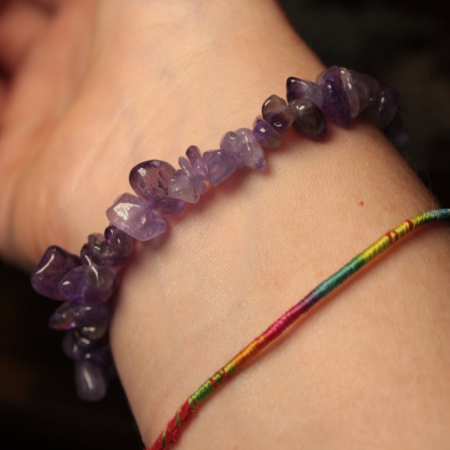 Pulsera de Amatista (chips)
