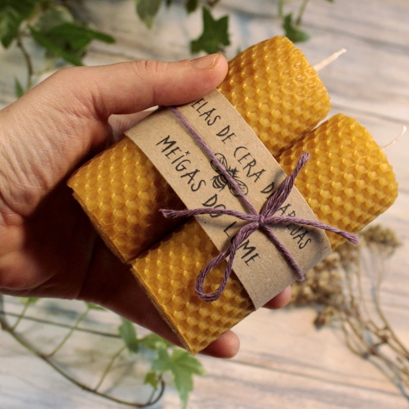 Velones de Miel 150g Cera de Abejas Natural