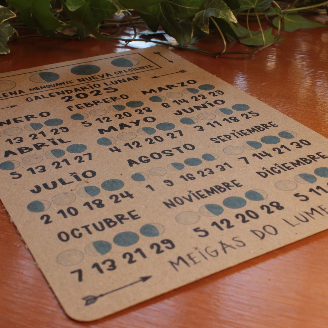 Lunar calendar 2025 Printable