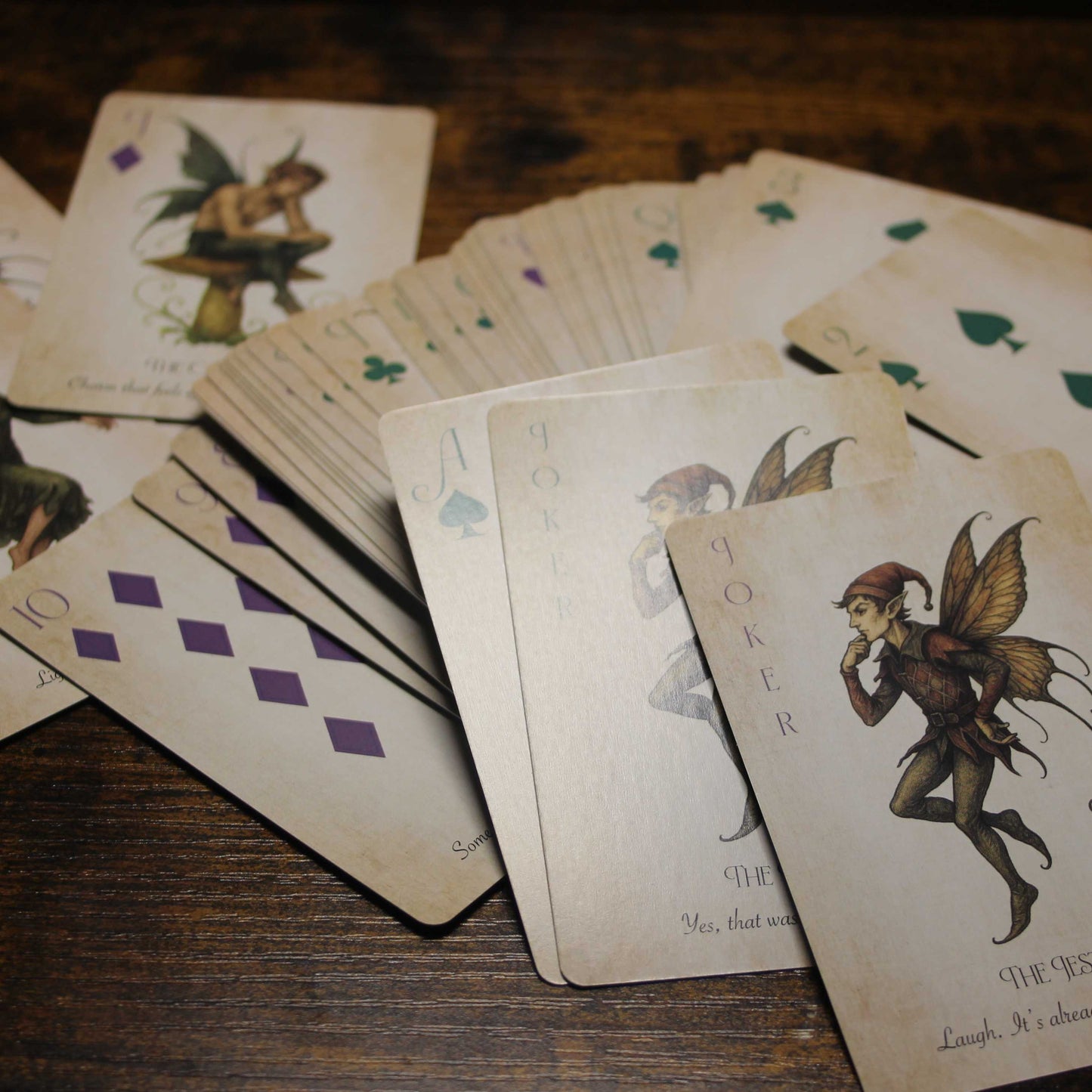 Cartas de juego / Oráculo - Reino Feérico