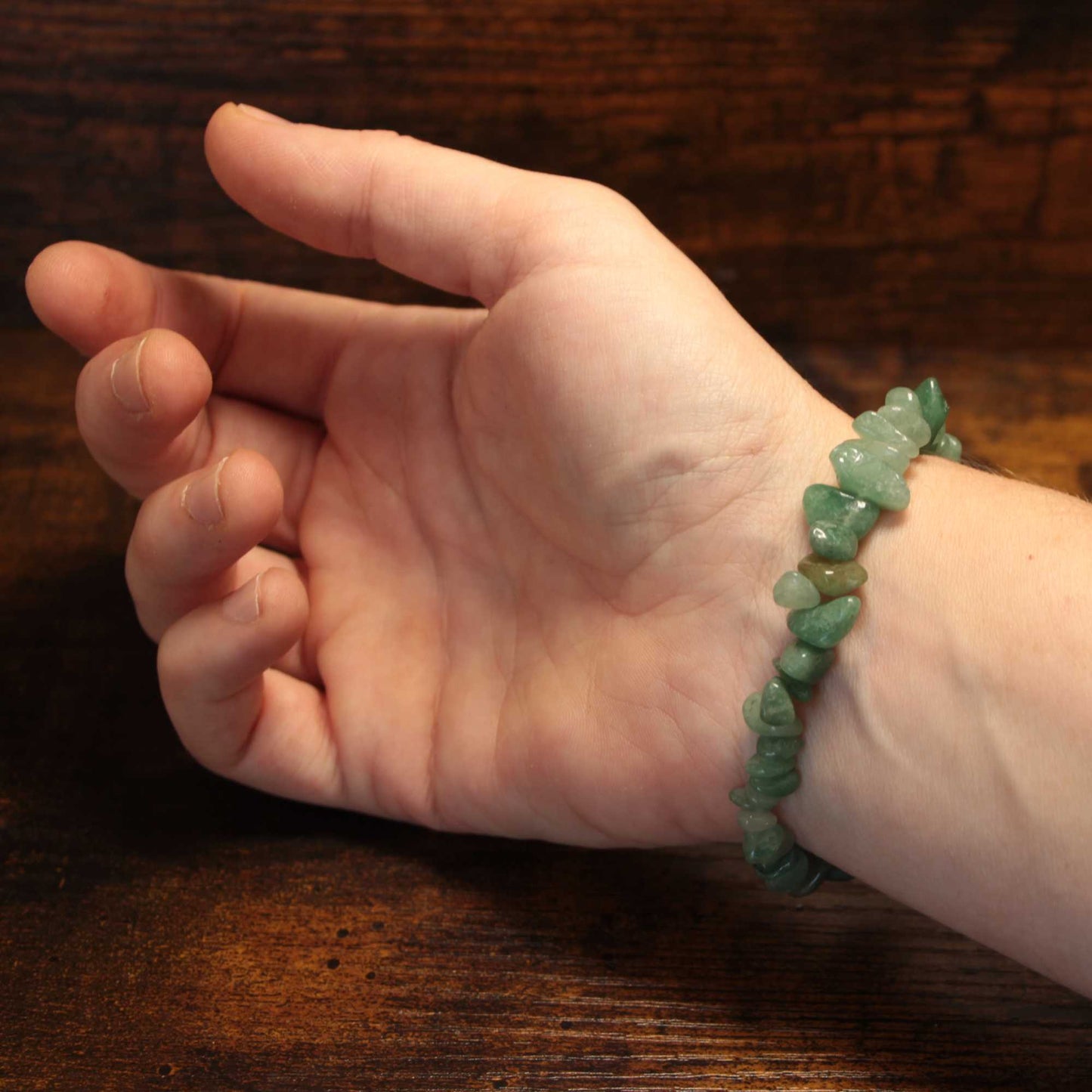 Pulsera de Jade Verde (chips)