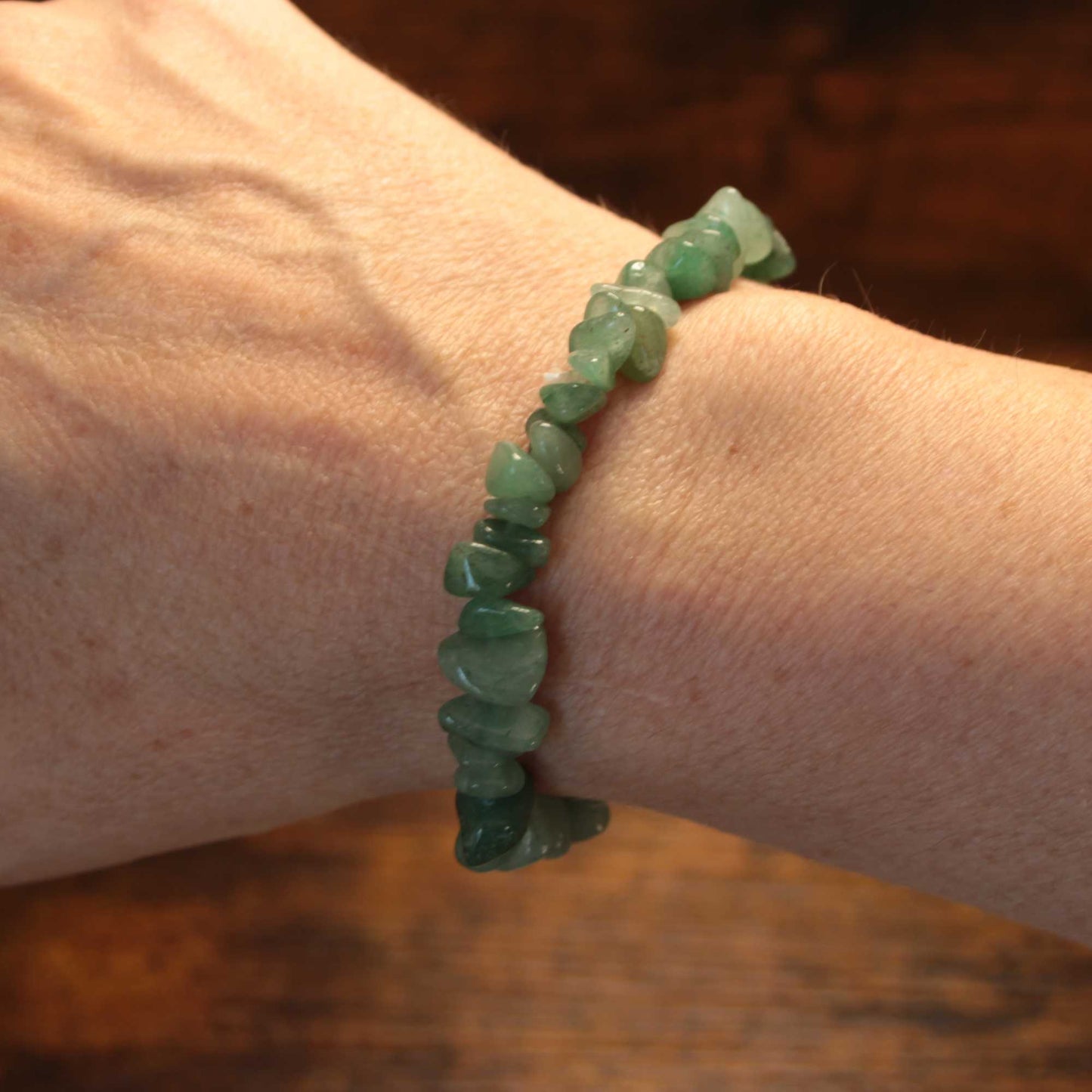 Pulsera de Jade Verde (chips)