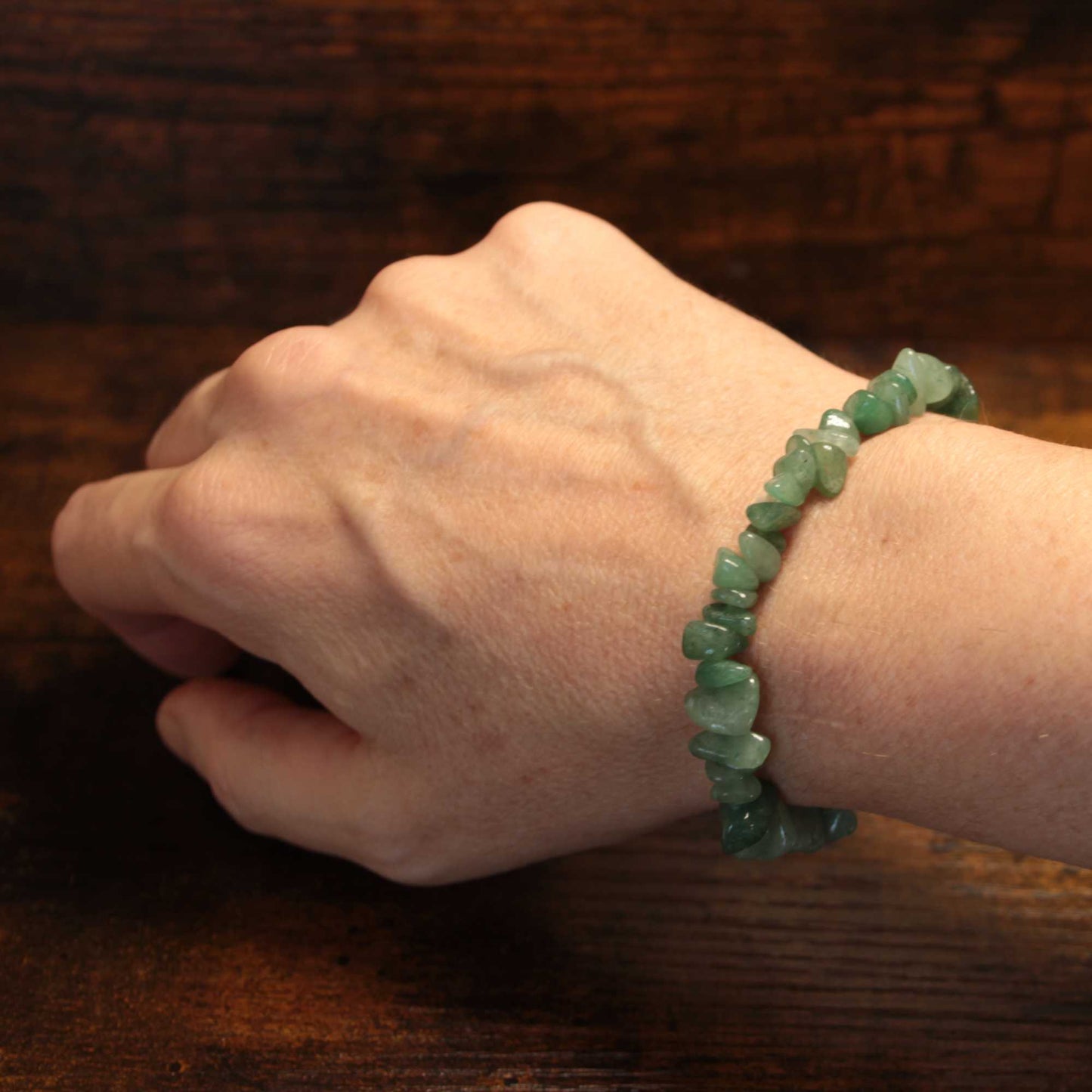 Pulsera de Jade Verde (chips)