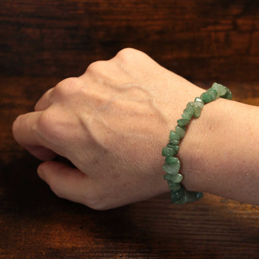 Pulsera de Jade Verde (chips)