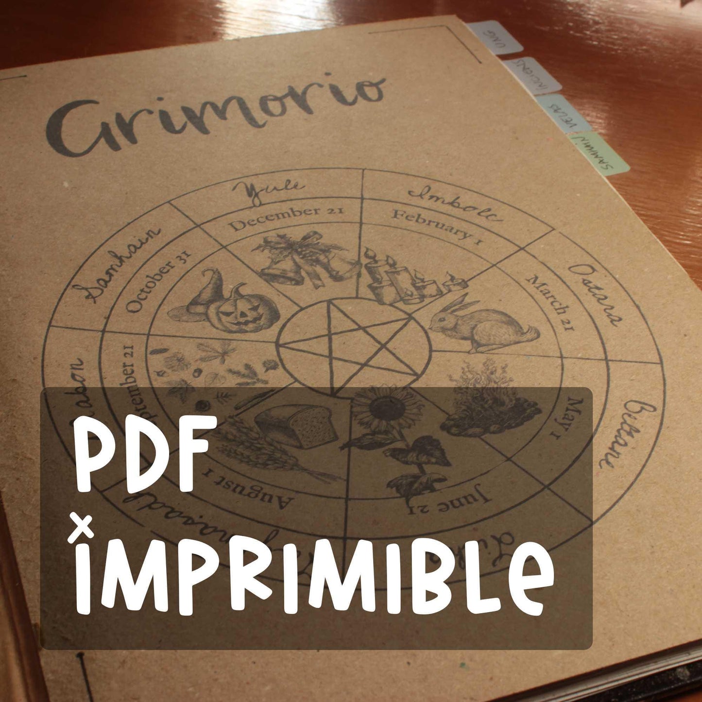 Printable Grimoire Deck