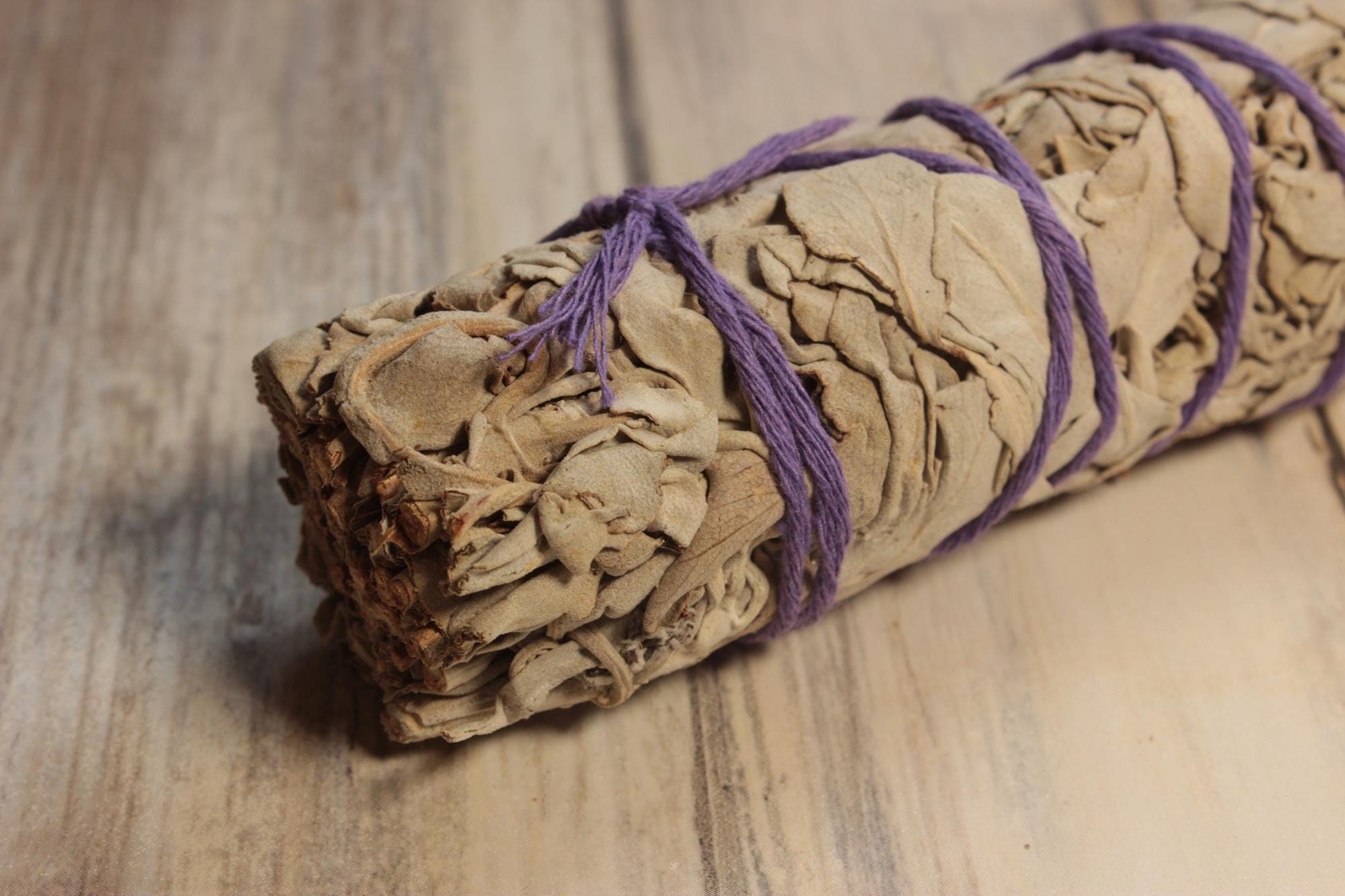 WHITE SAGE smudge stick for connection for energy cleaning. Energy cleansing with local Spanish herbs.